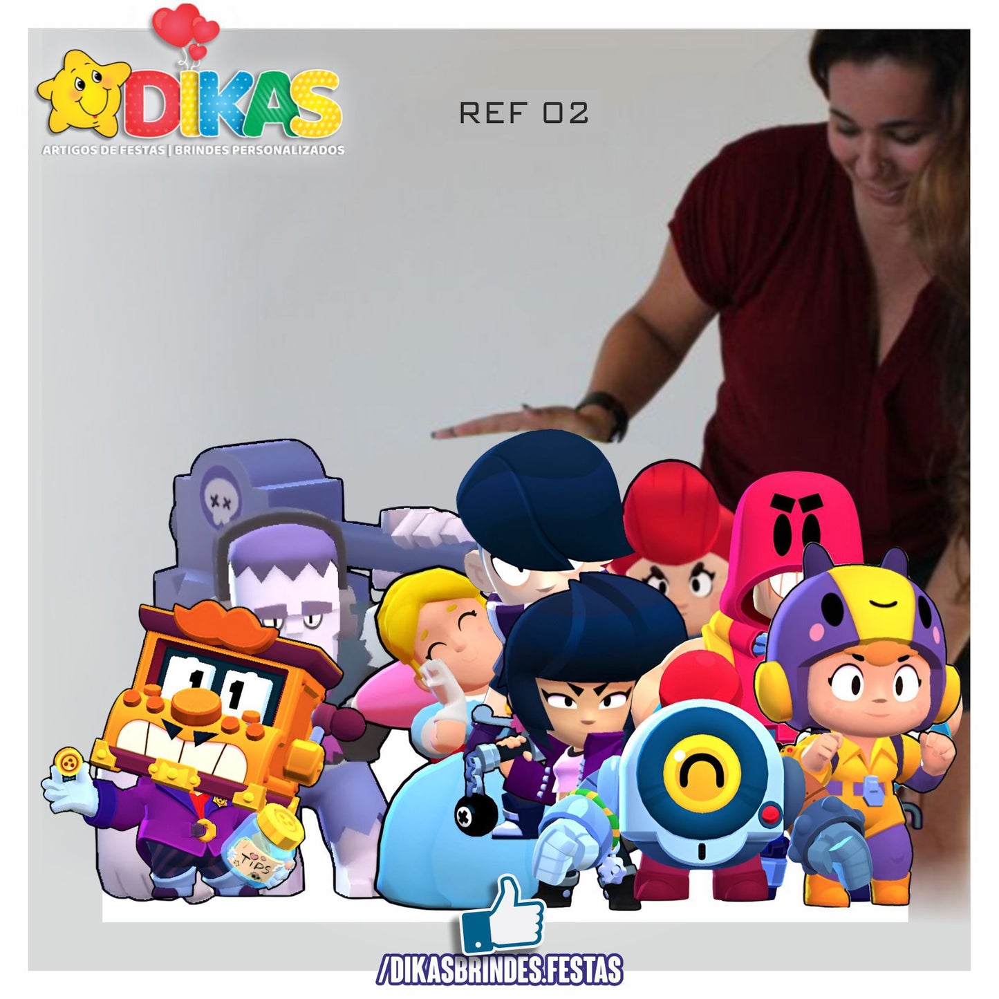 CENÁRIO DE CHÃO - BRAWL STARS