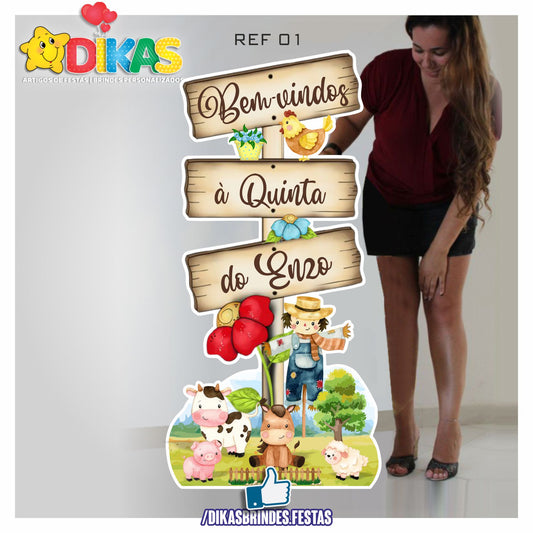 CENÁRIO DE CHÃO - ANIMAIS DA QUINTA