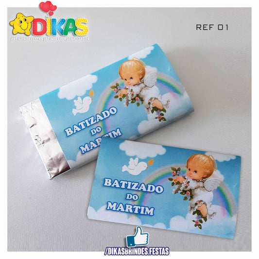 TABLET CHOCOLATE 20G PERSONALIZADO - BATIZADO