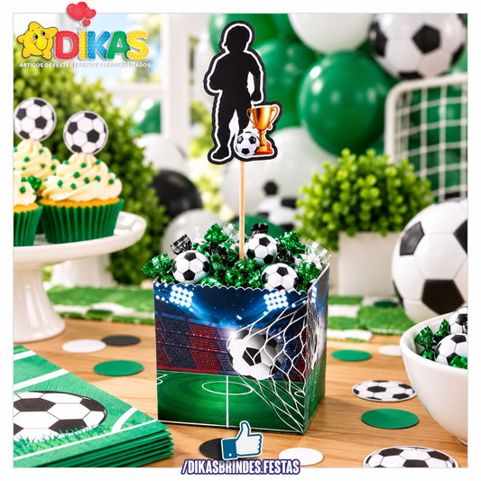 CENTRO DE MESA ARTESANAL - FUTEBOL
