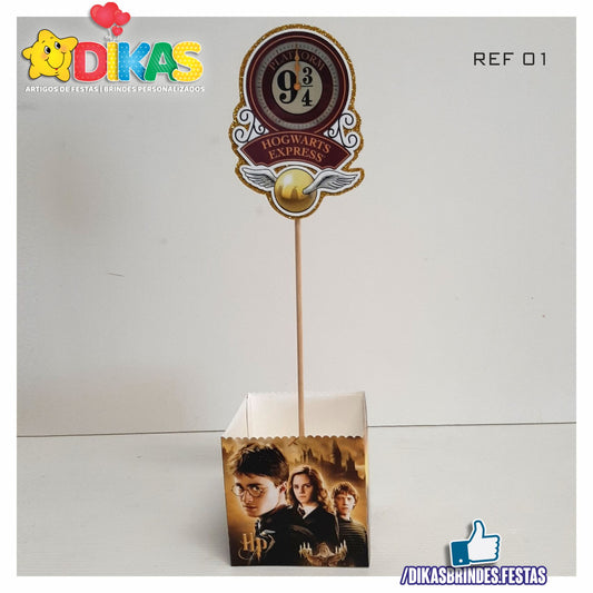 CENTRO DE MESA ARTESANAL - HARRY POTTER