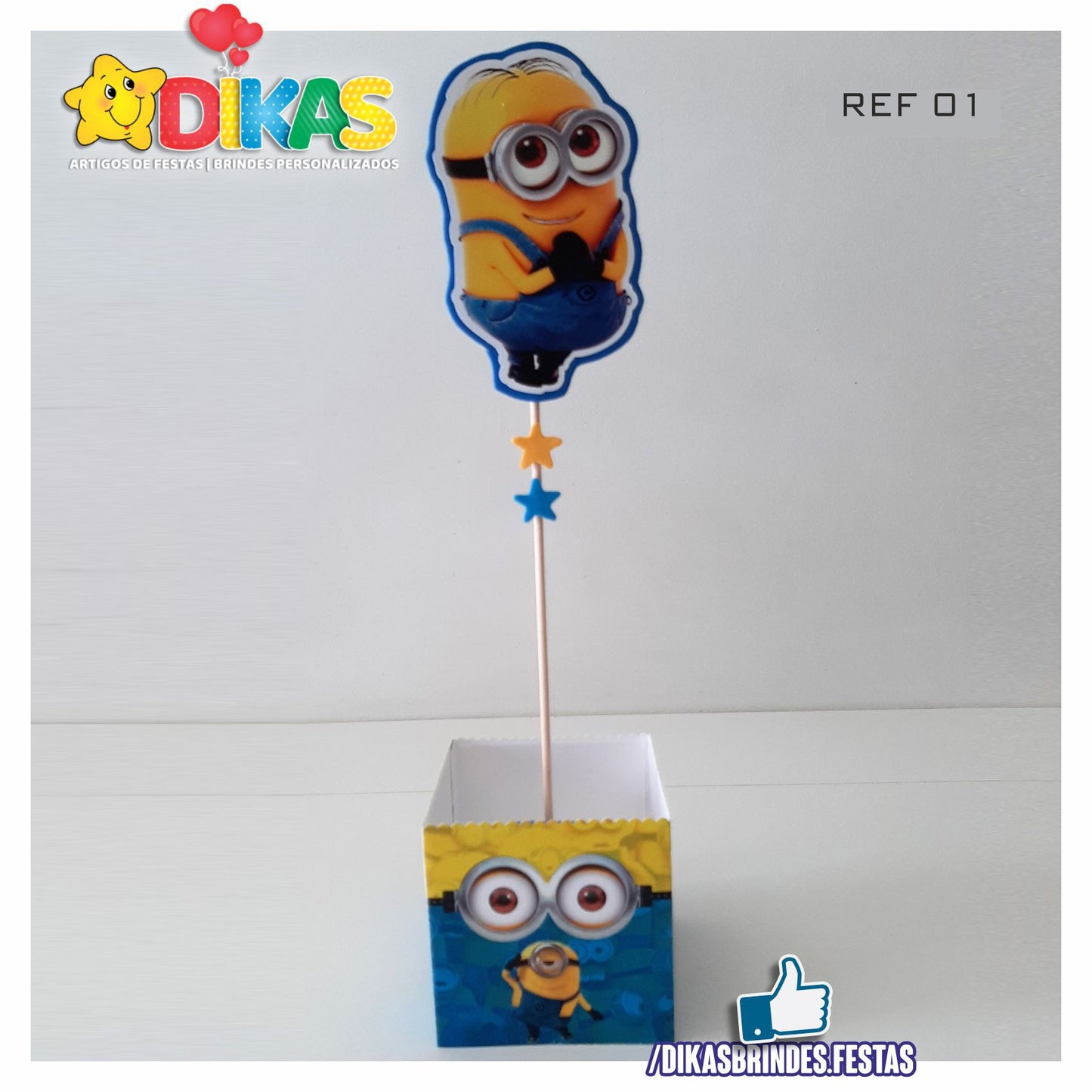 CENTRO DE MESA ARTESANAL - MINIONS