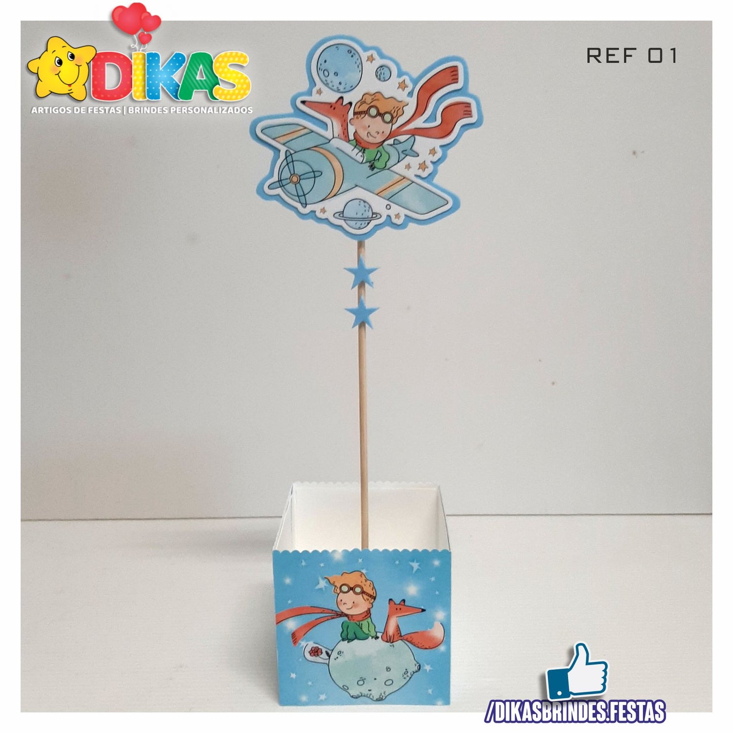 CENTRO DE MESA ARTESANAL - PEQUENO PRÍNCIPE