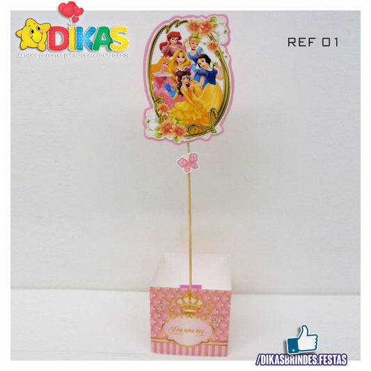 CENTRO DE MESA ARTESANAL - PRINCESAS DISNEY