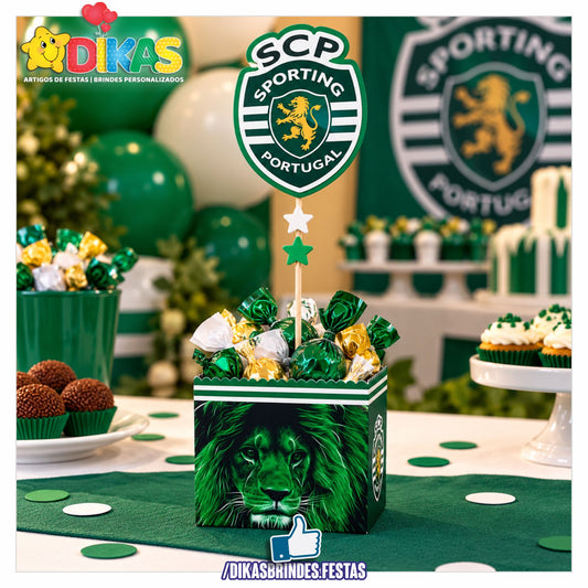 CENTRO DE MESA ARTESANAL - FUTEBOL SPORTING