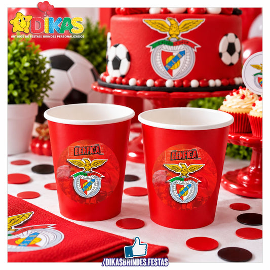 COPO EM PAPEL 20cl - FUTEBOL BENFICA