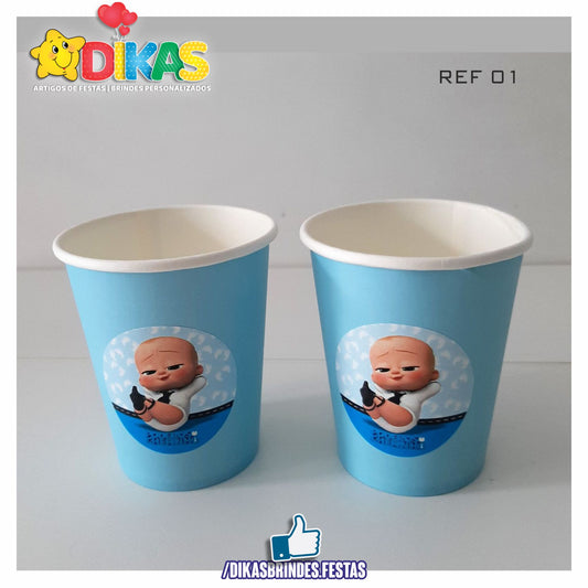 COPO EM PAPEL 20cl - BOSS BABY