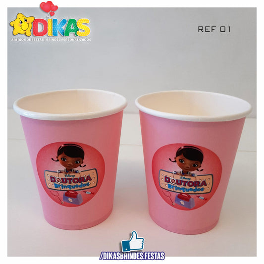 COPO EM PAPEL 20cl - DOUTORA BRINQUEDOS