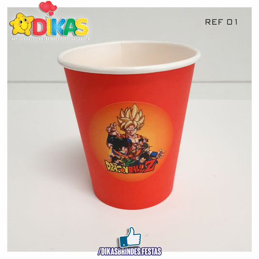 COPO EM PAPEL 20cl - DRAGON BALL