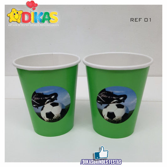 COPO EM PAPEL 20cl - FUTEBOL