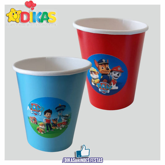 COPO EM PAPEL 20cl - PATRULHA PATA