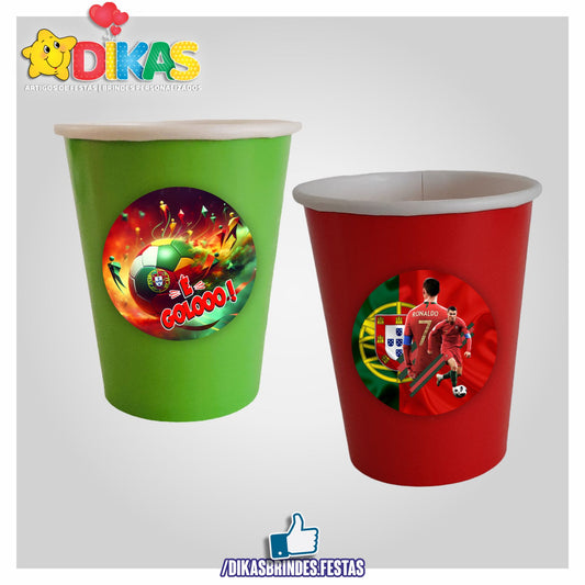 COPO EM PAPEL 20cl - FUTEBOL PORTUGAL