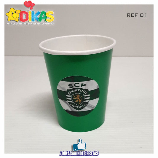 COPO EM PAPEL 20cl - FUTEBOL SPORTING