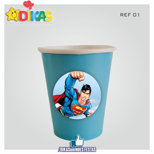 COPO EM PAPEL 20cl - SUPER HOMEM