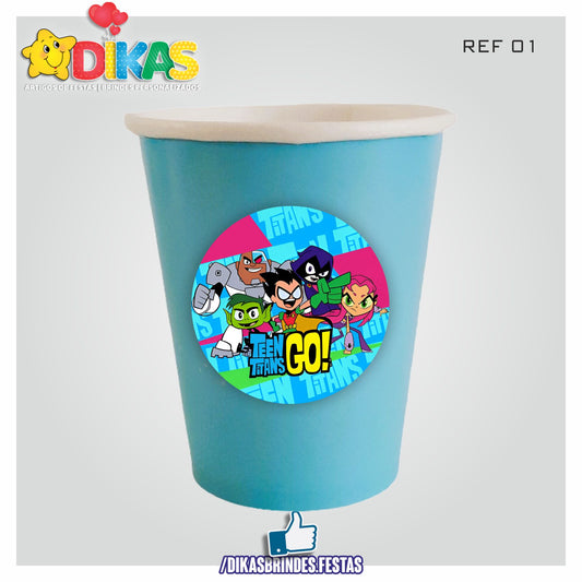 COPO EM PAPEL 20cl - TEEN TITANS GO