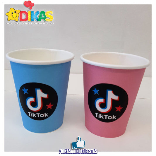 COPO EM PAPEL 20cl - TIK TOK