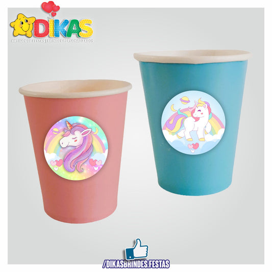 COPO EM PAPEL 20cl - UNICÓRNIO