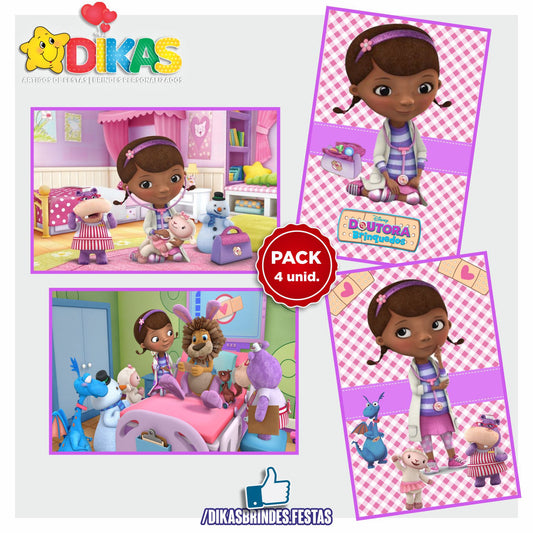 CARTAZES P/ DECORAÇÃO DE PAREDE - DOUTORA BRINQUEDOS