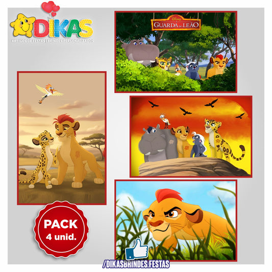 CARTAZES P/ DECORAÇÃO DE PAREDE - GUARDA DO LEÃO