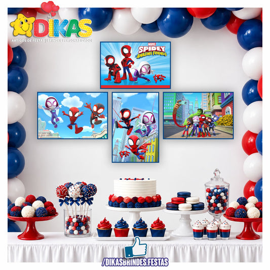 CARTAZES P/ DECORAÇÃO DE PAREDE - SPIDEY