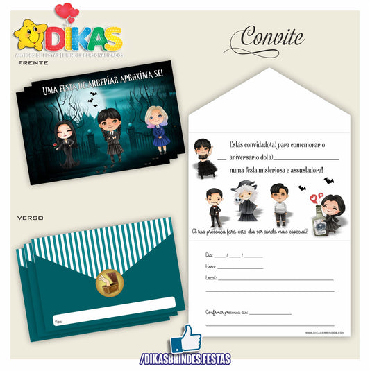 CONVITES DE ANIVERSÁRIO - WANDINHA