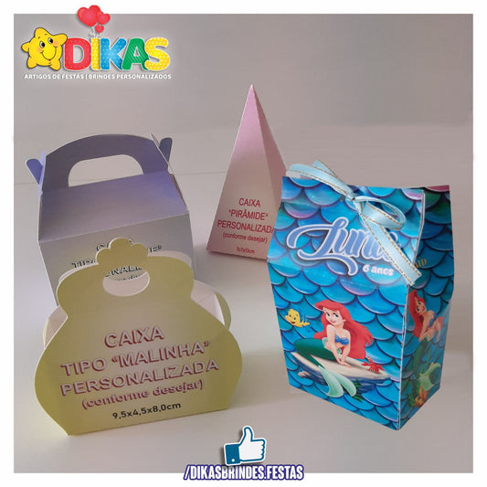 CAIXAS PERSONALIZADAS PARA BRINDES - PEQUENA SEREIA