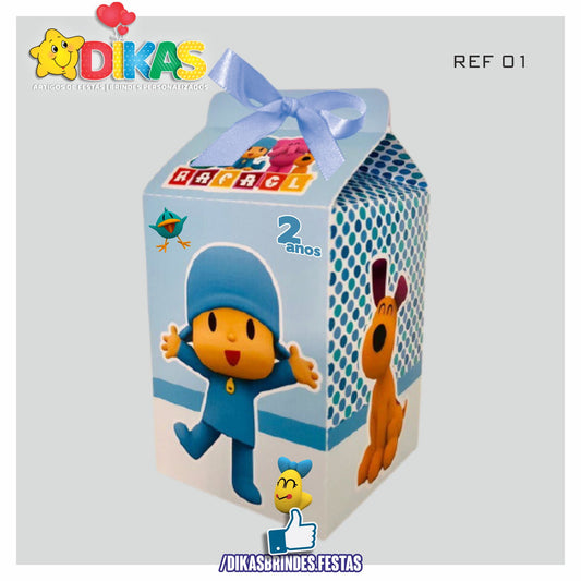 CAIXA "TIPO LEITE" PERSONALIZADA - POCOYO