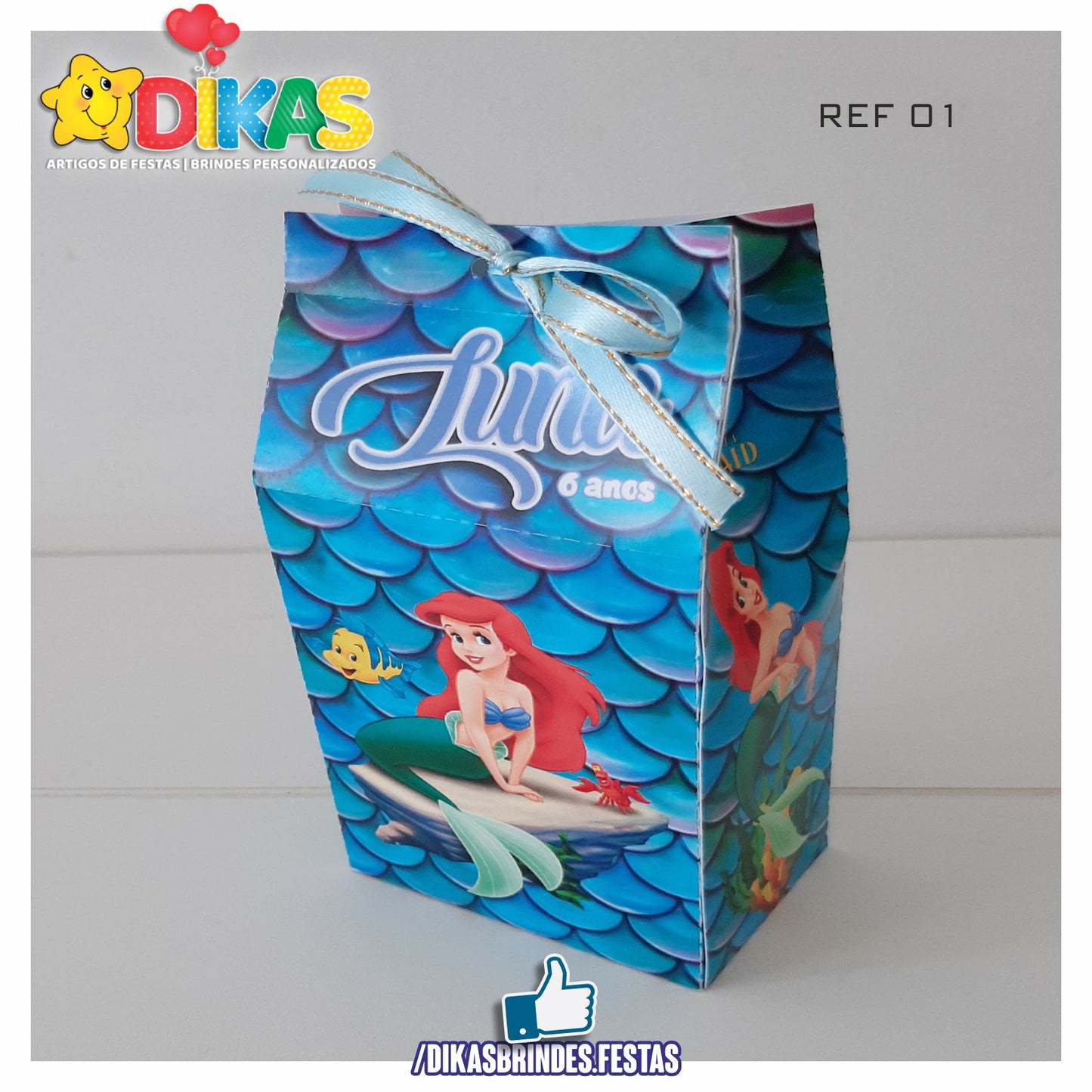CAIXAS PERSONALIZADAS PARA BRINDES - PEQUENA SEREIA