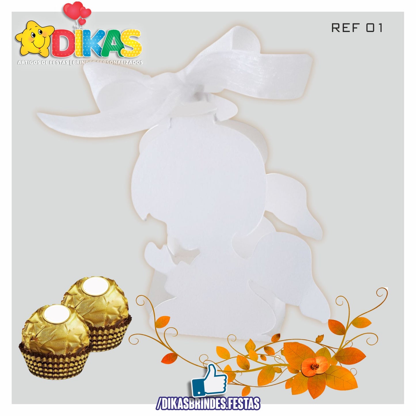 CAIXINHA "ANJO" BRANCO - BATIZADO