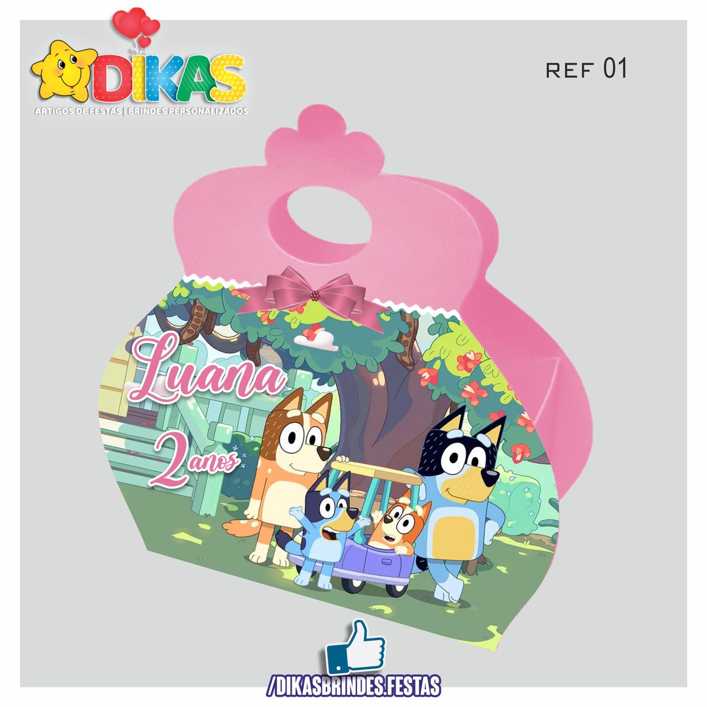 CAIXAS PERSONALIZADAS PARA BRINDES - BLUEY