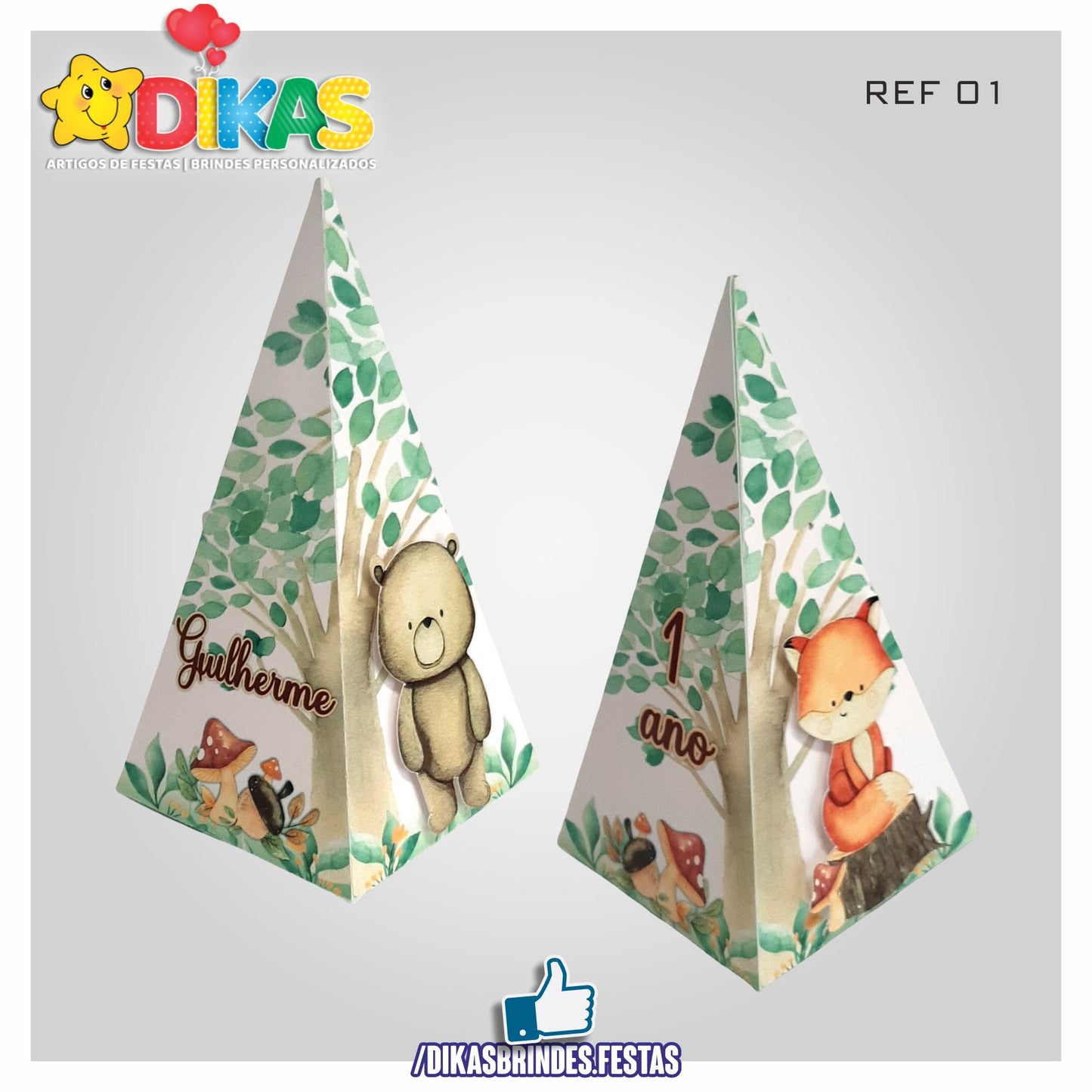 CAIXAS PERSONALIZADAS PARA BRINDES - ANIMAIS DA SELVA