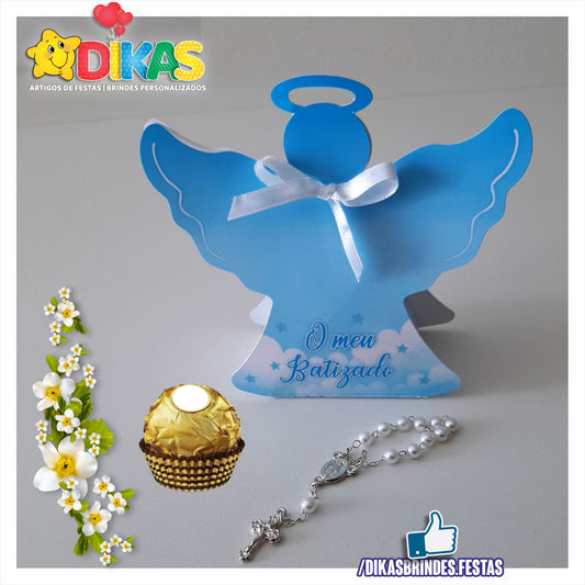 CAIXINHA "ANJO" IMPRESSA - BATIZADO