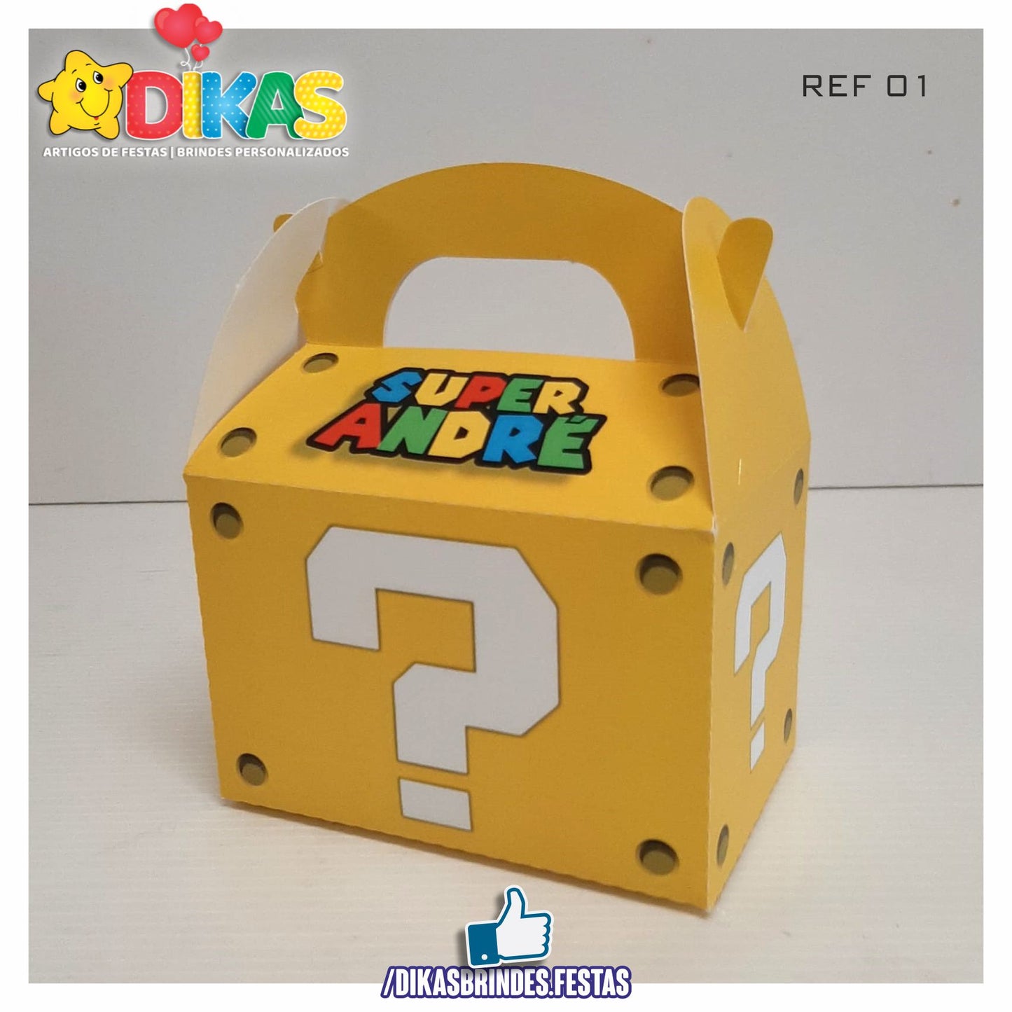 CAIXAS PERSONALIZADAS PARA BRINDES - MARIO BROS