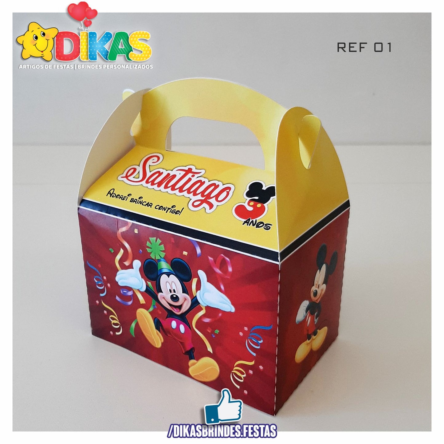 CAIXAS PERSONALIZADAS PARA BRINDES - MICKEY