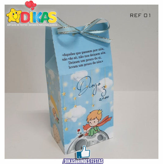 CAIXA "TIPO LEITE" PERSONALIZADA - PEQUENO PRÍNCIPE