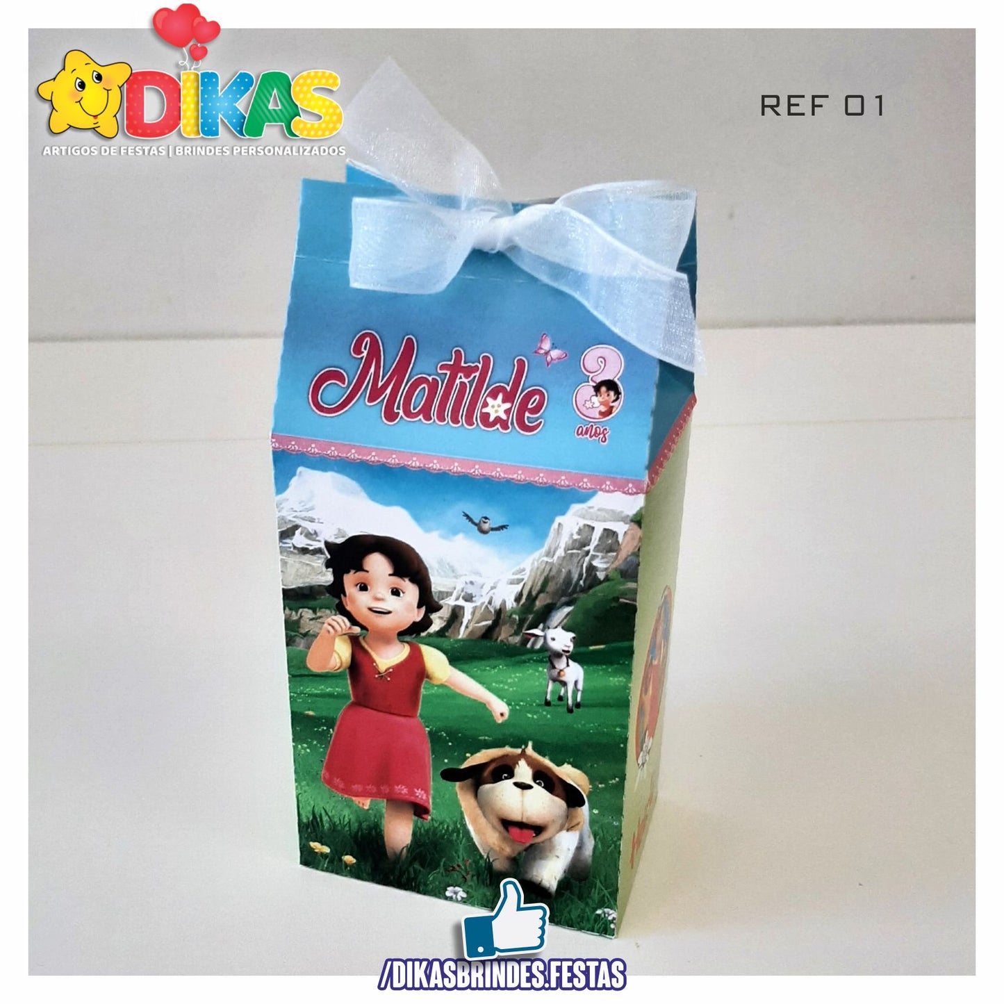 CAIXAS PERSONALIZADAS PARA BRINDES - HEIDI