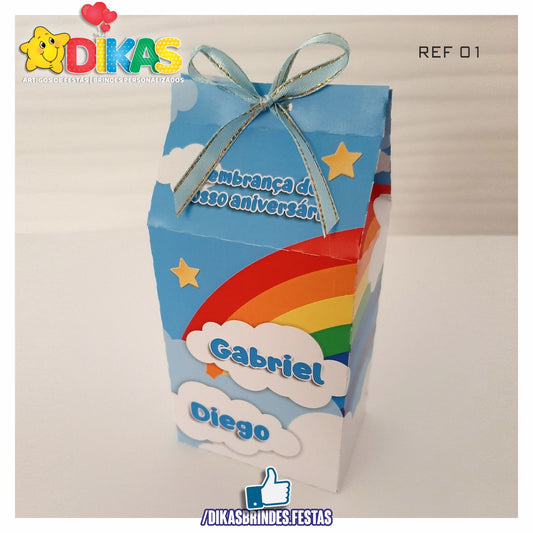 CAIXA "TIPO LEITE" PERSONALIZADA - BEBÉ