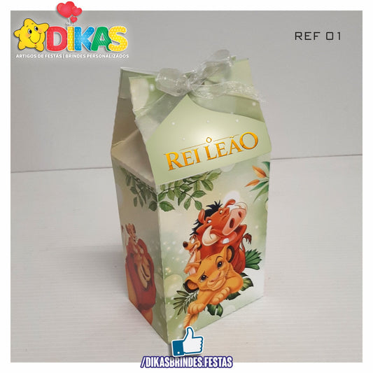 CAIXA "TIPO LEITE" - REI LEÃO