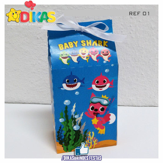 CAIXA "TIPO LEITE" - BABY SHARK