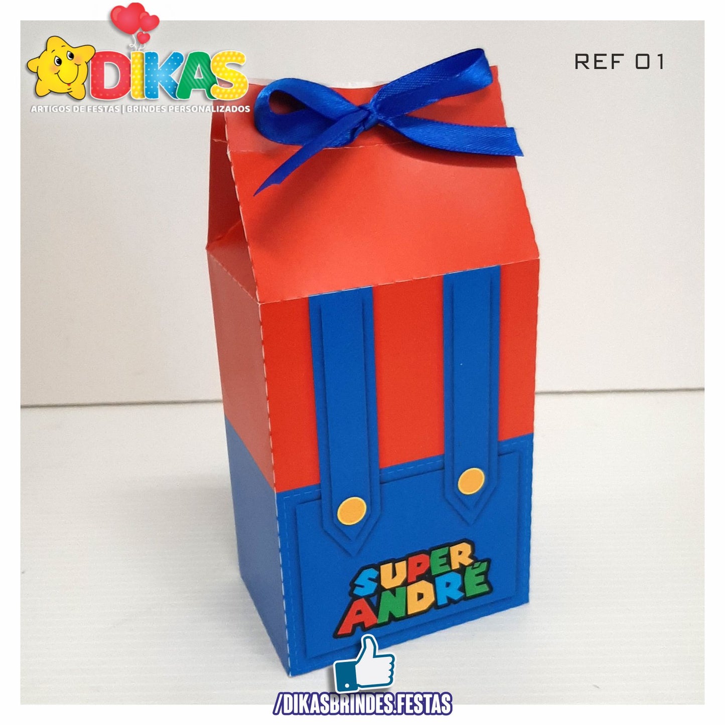 CAIXAS PERSONALIZADAS PARA BRINDES - MARIO BROS