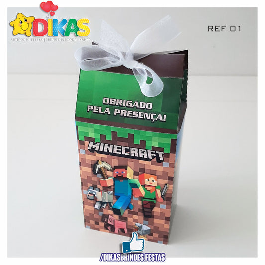CAIXA "TIPO LEITE" - MINECRAFT