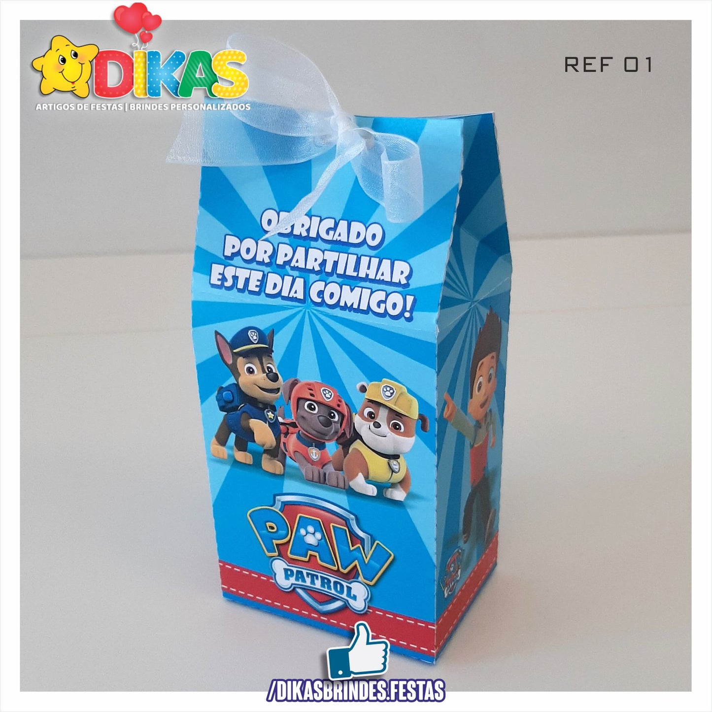 CAIXA "TIPO LEITE" - PATRULHA PATA