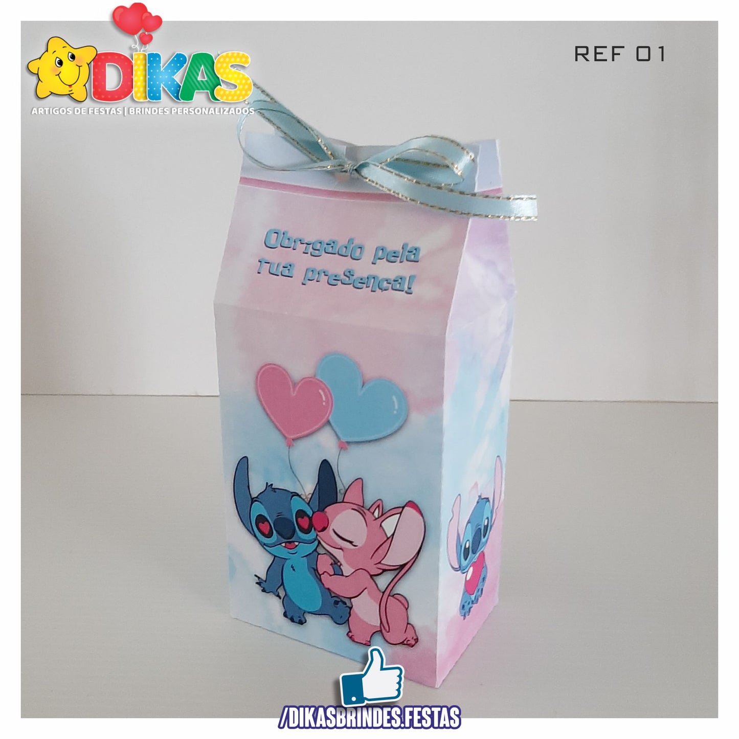CAIXA "TIPO LEITE" - STITCH
