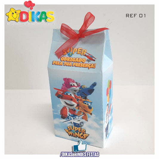 CAIXA "TIPO LEITE" - SUPER WINGS