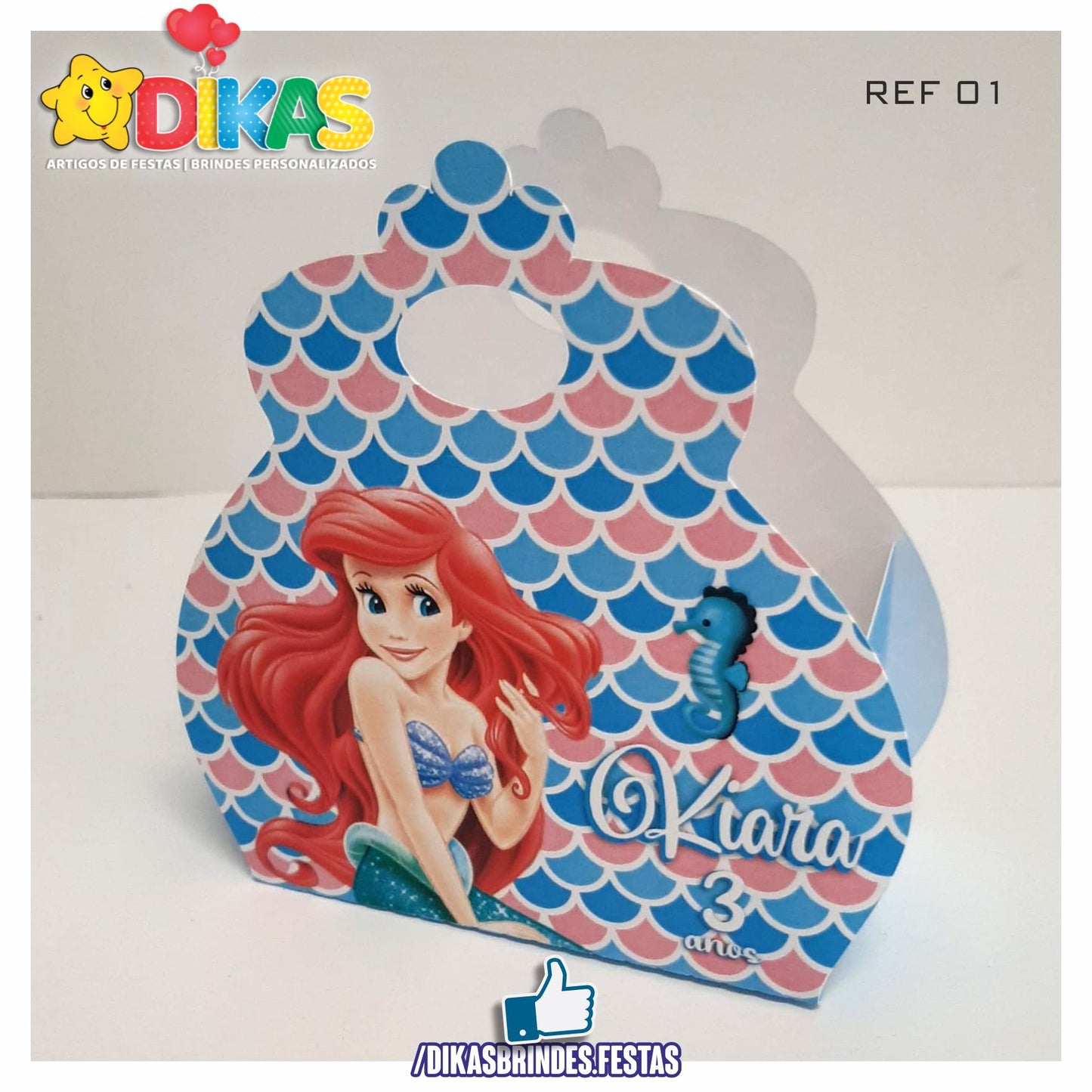 CAIXAS PERSONALIZADAS PARA BRINDES - PEQUENA SEREIA