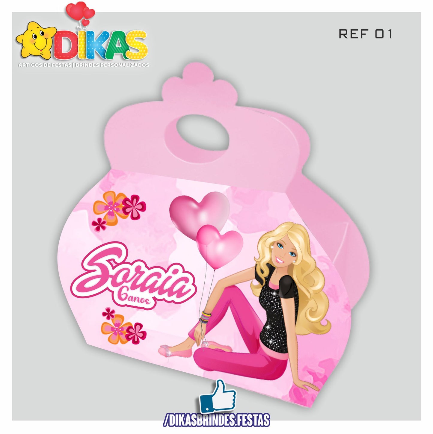 CAIXAS PERSONALIZADAS PARA BRINDES - BARBIE