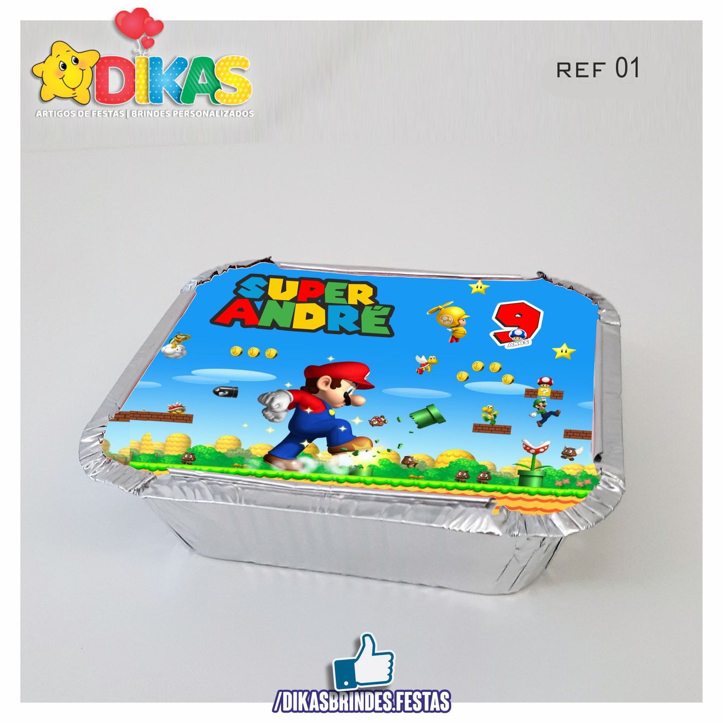 CAIXAS PERSONALIZADAS PARA BRINDES - MARIO BROS