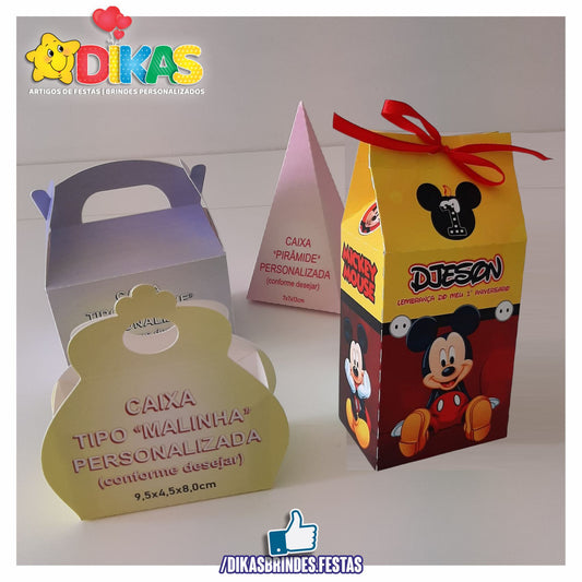 CAIXAS PERSONALIZADAS PARA BRINDES - MICKEY