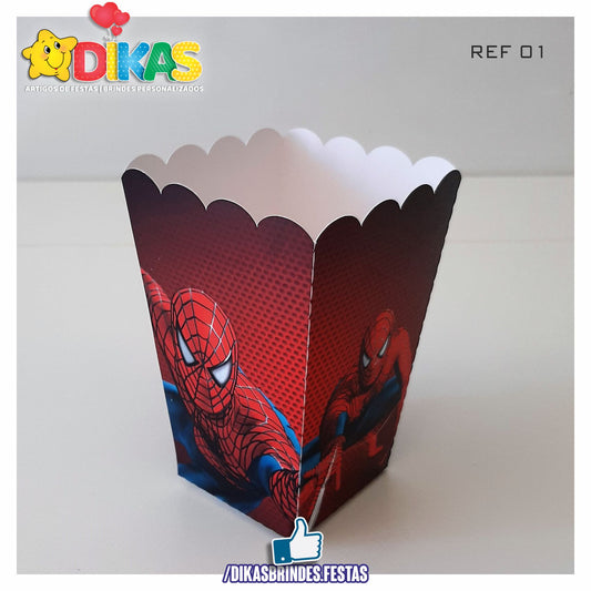CAIXA DE PIPOCA/BATATA - HOMEM ARANHA