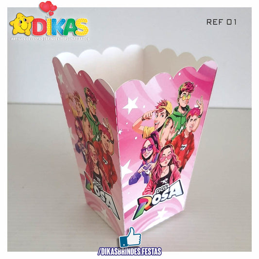 CAIXA DE PIPOCA/BATATA - GRUPO DOS ROSA